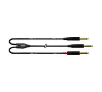 CORDIAL - CFY 1.5 VPP - Insert Cable Stereo Male Jack to 2x Mono Male Jack - 1,50 m