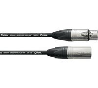 Cordial - CXM7.5FM - Cable de micrófono XLR 7,5 m, Conectores NEUTRIK XLR NC3 XX f/m, Select