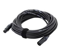 Cordial PEAK CPM 20 FM cable de audio 20 m XLR (3-pin) Negro - Cables de audio (XLR (3-pin), Macho, XLR (3-pin), Hembra, 20 m, Negro)