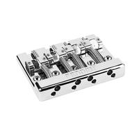Fender 994407000 Himass Conjunto de puente de bajo de 4 cuerdas con sillines de zinc, cromado