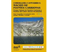 Cordillera Cantábrica. Macizo de Fuentes Carrionas, Parque Natural de Fuentes Carrionas y Fuentes del Cobre (sector occidental): mapa topográfico excursionistas, E 1:50.000, 1:25.000