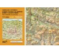 Cordillera Cantábrica. Parque Natural de Somiedo, Babia y Laciana Norte: Mapa Excursionista doble