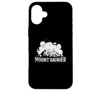 Cordillera de Las Cascadas Mount Rainier Washington Carcasa para iPhone 16 Plus
