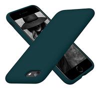 Cordking Designed for iPhone SE Case 2022/2020, for iPhone 7 8 Case, Silicone Ultra Slim Shockproof Phone Case with [Soft Microfiber Lining], 4.7 Inch,Teal