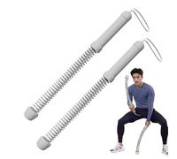 Cordless Battle Ropes - 18.5x3.54x1.97in Ropes for Working out | Portable Exercise Workout Battle Rope | 2 Training Rod Replacement Spring Strength Lightweight Muscle Building Tool for Gym