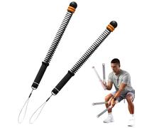 Cordless Battle Ropes for Home Gym, Portable Weighted Exercise Rope for HIIT & Cardio, Full Body Workout, Ideal for Small Spaces & Travel (Black)