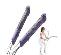 Cordless Battle Ropes for Home Gym - Ropeless Battle Ropes with Adjustable Weights for Strength Training - Portable Weighted Exercise Equipment for Men & Women, Quiet Full-Body Workout (Purple)