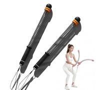 Cordless Battle Ropes for Home Gym - Ropeless Battle Ropes with Adjustable Weights for Strength Training - Portable Weighted Exercise Equipment for Men & Women, Quiet Full-Body Workout (Black)