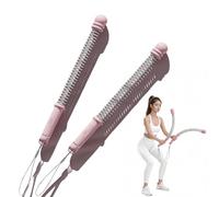 Cordless Battle Ropes for Home Gym - Ropeless Battle Ropes with Adjustable Weights for Strength Training - Portable Weighted Exercise Equipment for Men & Women, Quiet Full-Body Workout (Pink)