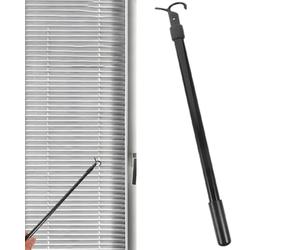 Cordless Blinds Draw Rod - Adjustable Roller Shade Stick | Retractable Blind Opener, Lightweight Tilt Pole, Home Travel Window Accessory, Easy Install, Practical Tool for Indoor Use, Compact Design