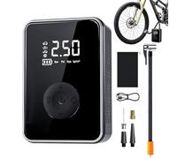 Cordless Car Air Pump, Rechargeable Bike Inflator, 12 Inch Pump with Auto Shut Off, Tire Inflation Tool, Air Accessory with Led Light Design, Vehicle Gear Tool for Truck SUV Automotive