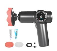 Cordless Car Buffer Polisher, Rechargeable Car Waxing and Polishing Machine for Cars Detailing/Scratch Removing (B)