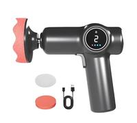 Cordless Car Buffer Polisher, Rechargeable Car Waxing and Polishing Machine for Cars Detailing/Scratch Removing (A)