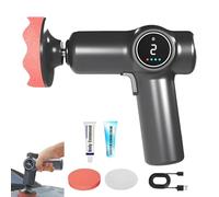 Cordless Car Buffer Polisher, Rechargeable Car Waxing and Polishing Machine, Lithium Battery Buffer with Cooling Fan, for Cars Detailing/Scratch Removing (B)