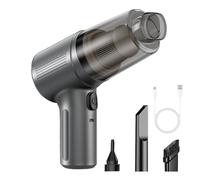 Cordless Car Vacuum Cleaner - High Power Portable Handheld Suction Device, Compact Rechargeable Vehicle Cleaning Tool, Multi Sarface Dust Removal System for Tight Spaces | Car Home Office Travel