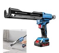 Cordless Caulking Gun,Electric Double Cartridge Adhesive Allocator,Rechargeable Barrel Style Caulk & Adhesive(1 battery)