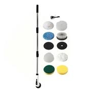 Cordless Electric Cleaning Brush - 2-Speed Power Scrubber with 9 Heads