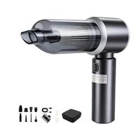 Cordless Handheld Vacuum, 3 in 1 Vacuum, 16000Pa Mini Aspirador Recargable, con Motor sin Escobillas, Potente Aspiradora Sin Cable Coche para Coche Oficina Hogar Cocina Pelo de Mascota Piarhlie