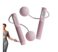 Cordless Jump Rope - Speed Skipping Rope with Digital Display and Counter, Helps Track Jumps and Calories for Indoor Workouts, Weighted Jump Ropes Home Gym Design for Easy Use