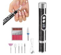Cordless Nail Drill, Low Noise Professional Kit, Compact Size Portable Device, Manicure Machine Set, Precision Nail Care Design with Smooth Style, Beauty Tool for Home