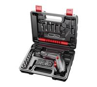 Cordless Screwdriver Rechargeable, Quiet Electric Screwdriver with Anti-Slip Grip and Long-Lasting Battery, Lightweight and Ergonomic Design for Easy Furniture Assembly, Home Repair, DIY Projects