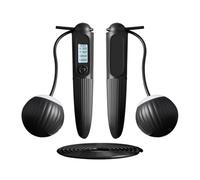 Cordless Skipping Rope Weighted, Adjustable, Lcd Display, Sports Supplies
