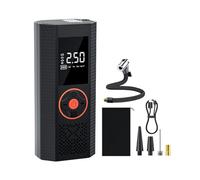 Cordless Tire Inflator, Auto Shut Off Air Compressor, 12 Inches Portable Pump with LED Lights, Heavy-Duty ABS Body with Fast Inflation, Vehicle Equipment Rechargeable Battery, Motorcycle Bike Balls