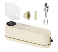 Cordless Vacuum Sealer, Sealing Machine Freshness with Vacuum Feature, Powerful Automatic Grain Preservation Tool, Compact Kitchen Accessory with Sleek Build, Outdoor Suction Tool for Camping