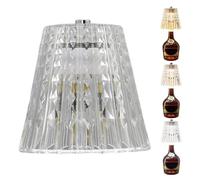 Cordless Whiskey Bottle Light - Multi Color Touch Adjustable LED Lamp with Portable Rechargeable, Stylish Bottle Design, Ideal for Bedroom Living Room Kitchen Home Bar Restaurant Accent Lighting