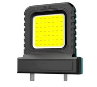 Cordless Work Light - 2.87in Adjustable LED Spotlight for Garage Car Repair with Super Bright Flood Lighting, Job Site Work for Mechanics Electricians Plumbers, ABS Material, Portable Use