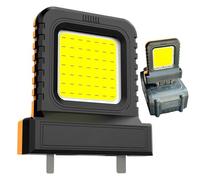 Cordless Work Light, LED Flood Spotlight, Soft Flood Lighting Design, Super Bright Beam, 21V Rechargeable Power, for Garage, Car Repair, Camping, Job Site Use, 2.87x0.98x3.35 inches