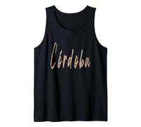 Córdoba España Diseño Vintage Elegante Camiseta sin Mangas