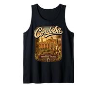 Córdoba España Vintage Andalucía Viajes Córdoba Vacaciones Camiseta sin Mangas