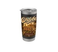 Córdoba España Vintage Andalucía Viajes Córdoba Vacaciones Vaso térmico de acero inoxidable de doble pared