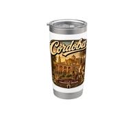 Córdoba España Vintage Andalucía Viajes Córdoba Vacaciones Vaso térmico de acero inoxidable de doble pared
