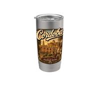 Córdoba España Vintage Andalucía Viajes Córdoba Vacaciones Vaso térmico de acero inoxidable de doble pared