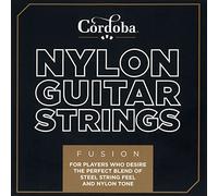 Cordoba Fusion Tension - Cuerdas de nailon para guitarra, 6 unidades, color marrón