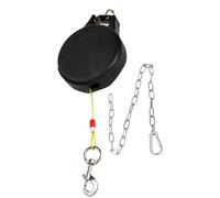 Cordón canino retráctil - Dispositivo de de montaje en pared extensible y para mascotas | Animales caminando a pie senderismo mochila frente al mar patio patio actividad