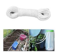 Cordón capilar de riego de bricolaje de 3060 pies para riego automático de raíces y gestión de la humedad del suelo, adecuado para varios tipos de plantas (1/4 pulgadas, 60 pies)