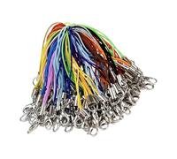 Cordón con colgante para teléfono, 100 piezas mosquetón Lobster correa colgante, cordón de muñeca para del teléfono, para mujeres y hombres para bolso mochila uso exterior llavero,