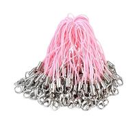 Cordón con colgante para teléfono, 100 piezas mosquetón Lobster correa colgante, cordón de muñeca para del teléfono, para mujeres y hombres para bolso mochila uso exterior llavero,
