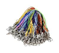 Cordón con colgante para teléfono | 100 piezas pulsera con mosquetón de, cordón para muñeca y funda de teléfono, para mujeres y hombres, creación de joyas, mochila, llavero, riferimento