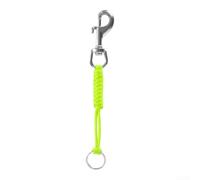 Cordón de buceo que brilla en la oscuridad con clip de acero inoxidable 316 diseñado para una fijación segura al equipo de buceo