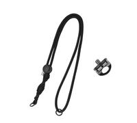 Cordón de cámara antipérdida con hebilla giratoria de 360 grados y alta capacidad de carga para montaje de cámara de 1/pulgada, correa para el cuello de la cámara de acción