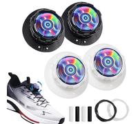 Cordon de cierre automático con sistema de ajuste rápido,cordones elasticos zapatillas deporte, zapatillas deporte cordones de cierre rápido para zapatillas Unisex (blanco+negro)
