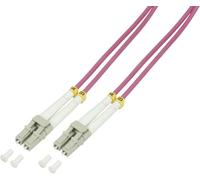 Cordón De Conexión De Fibra Logilink Om4 50 / 125Μ LC-LC 0,5M