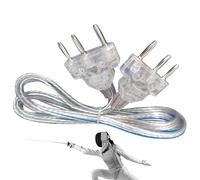 Cordon de Corps d' - Transparente flexible | Accesorio léger Pour feuille et Main d' | Fiche à Broche Durable en Aluminio | Idéal Pour Sabre, entraînement et compétition