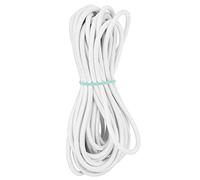 Cordón de Cuerda Elástica Blanca de 7 Mm, 10m/32.8ft Elasticidad Fuerte, Costura de Bricolaje para Diversas Necesidades, Material de Fibra de Polipropileno, Cuerda de Salto,