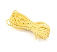 Cordón de cuero de gamuza sintética, 10 Uds., 10 yardas/lote, 2,5mm, cordón de gamuza sintética, cuerda de cuero, hilo hecho a mano(Yellow)