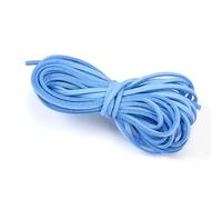 Cordón de cuero de gamuza sintética, 10 Uds., 10 yardas/lote, 2,5mm, cordón de gamuza sintética, cuerda de cuero, hilo hecho a mano(Sky Blue)